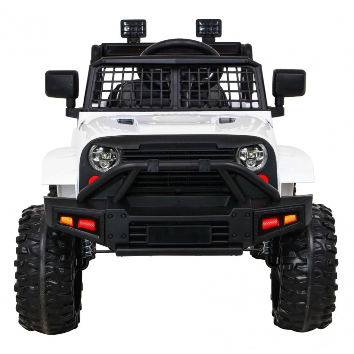 Jipe elétrico infantil Dark Night 12V - Branco
