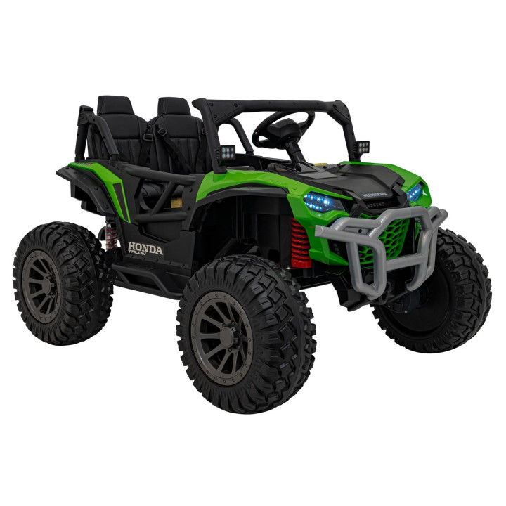 Buggy électrique enfant Honda Talon 24V 4x4 biplace - Vert