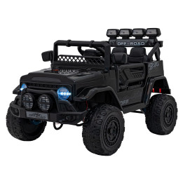Fuoristrada elettrico bambini Climber 12V 4 motori - Nero