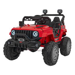 Carro elétrico infantil Off Road Speed 12V 4x4 - Vermelho