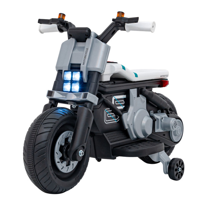 Kids electric motorbike MotorFuture 88 6V trike toddler - White