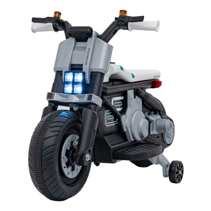 Kids electric motorbike MotorFuture 88 6V trike toddler - White